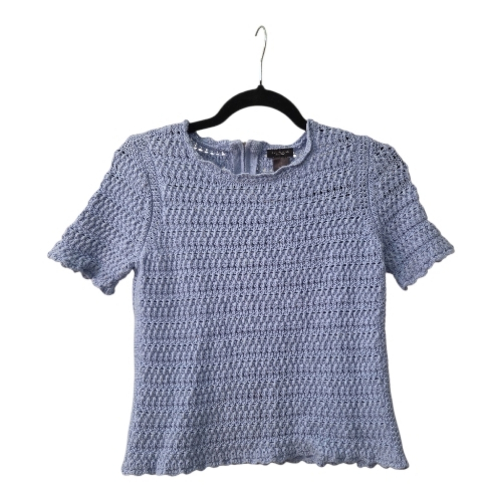 Ann Taylor Factory Crochet Knit Top